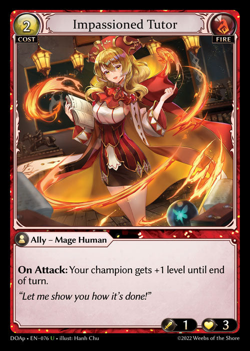[076]【EN】Impassioned Tutor【DOAp】[U][Fire]