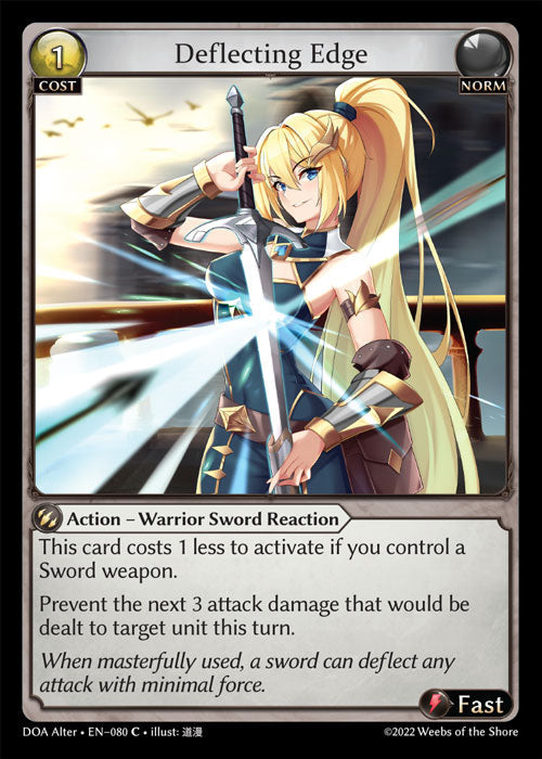 [080]【EN】【FOIL】Deflecting Edge【DOAAlter】[C][Norm]