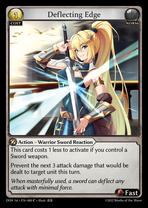 [080]【EN】【FOIL】Deflecting Edge【DOA1st】[C][Norm]