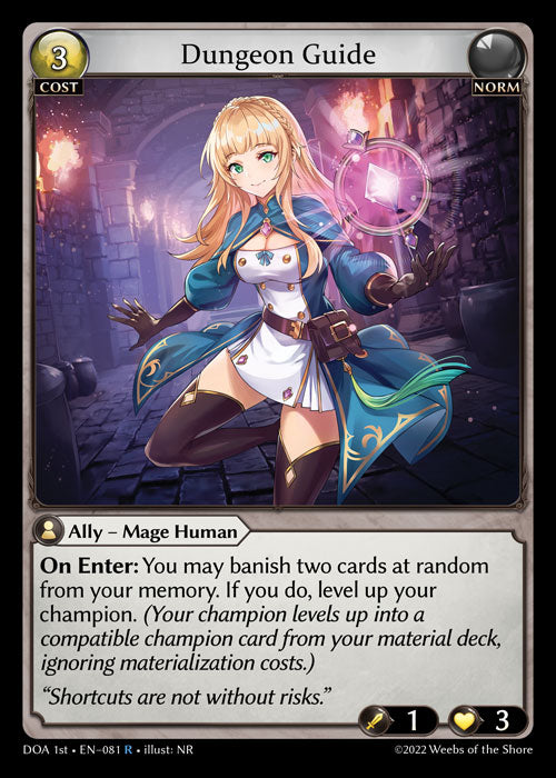 [081]【EN】【FOIL】Dungeon Guide【DOA1st】[R][Norm]