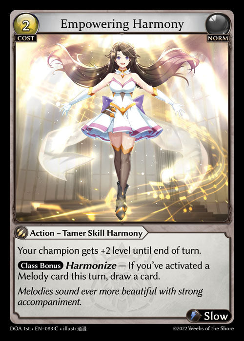 [083]【EN】【FOIL】Empowering Harmony【DOA1st】[C][Norm]
