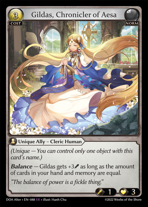 [088]【EN】Gildas, Chronicler of Aesa【DOAAlter】[SR][Norm]