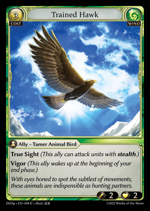 [098]【EN】Trained Hawk【DOAp】[C][Wind]