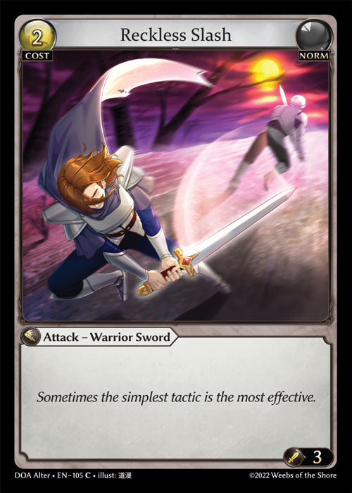 [105]【EN】Reckless Slash【DOAAlter】[C][Norm]