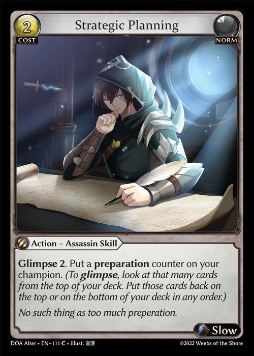 [111]【EN】【FOIL】Strategic Planning【DOAAlter】[C][Norm]
