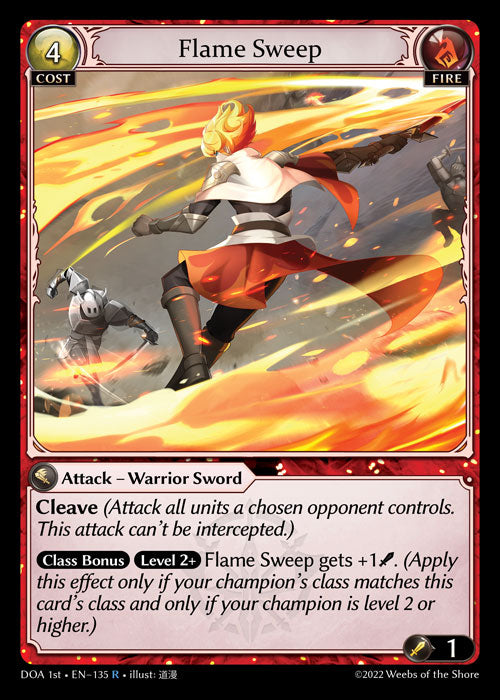 [135]【EN】Flame Sweep【DOA1st】[R][Fire]