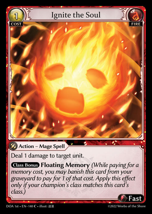 [140]【EN】Ignite the Soul【DOA1st】[C][Fire]
