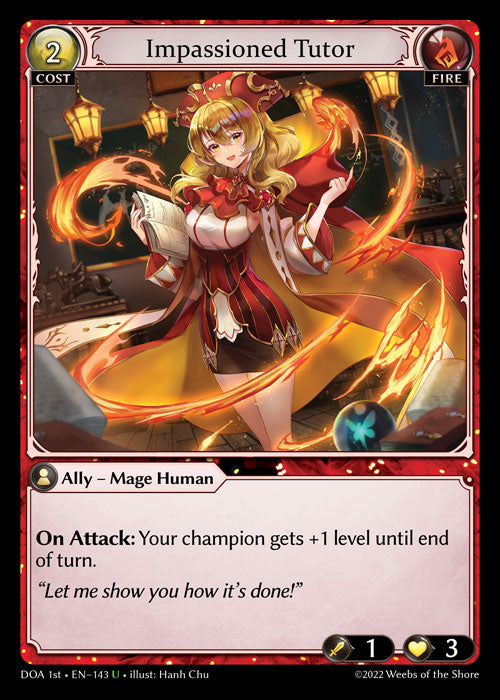 [143]【EN】Impassioned Tutor【DOA1st】[U][Fire]