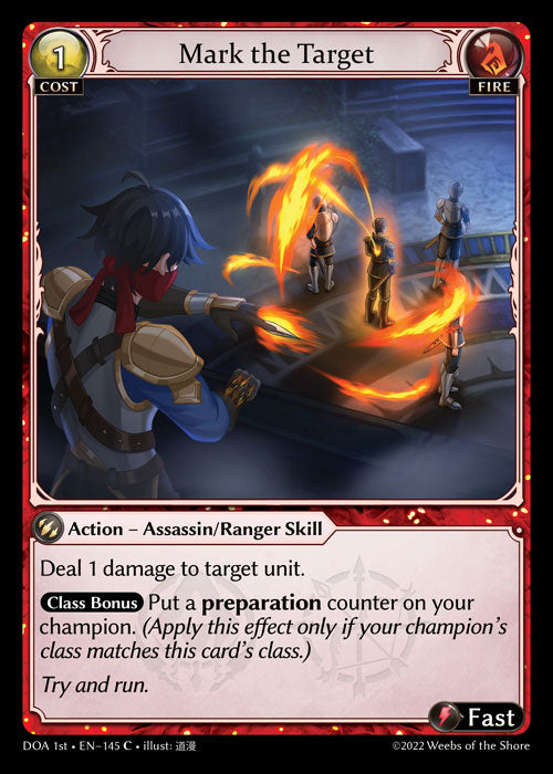 [145]【EN】Mark the Target【DOA1st】[C][Fire]