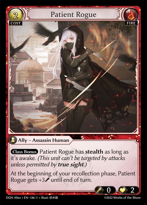[146]【EN】【FOIL】Patient Rogue【DOAAlter】[U][Fire]
