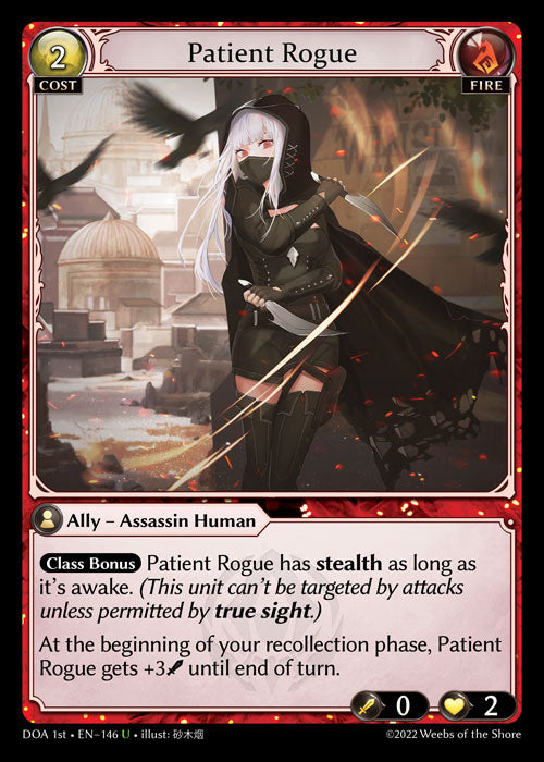 [146]【EN】【FOIL】Patient Rogue【DOA1st】[U][Fire]