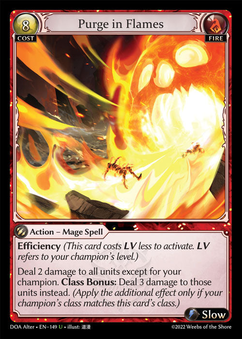 [149]【EN】【FOIL】Purge in Flames【DOAAlter】[U][Fire]