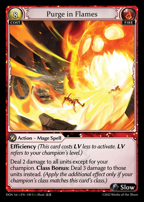 [149]【EN】Purge in Flames【DOA1st】[U][Fire]
