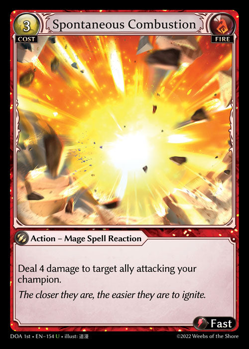 [154]【EN】【FOIL】Spontaneous Combustion【DOA1st】[U][Fire]