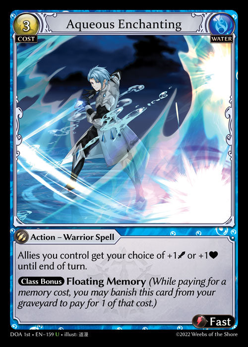 [159]【EN】【FOIL】Aqueous Enchanting【DOA1st】[U][Water]
