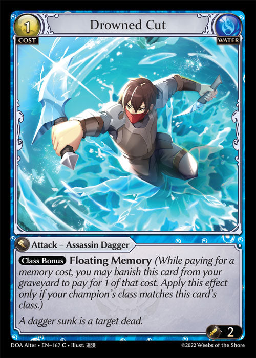 [167]【EN】【FOIL】Drowned Cut【DOAAlter】[C][Water]