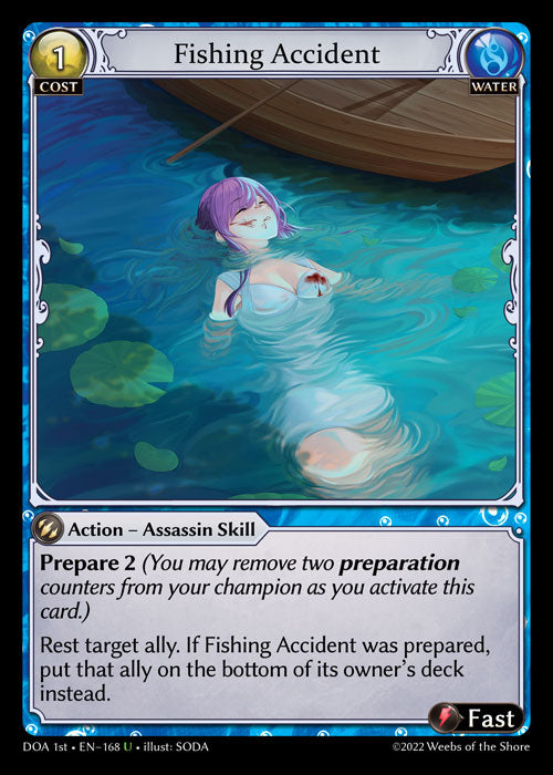 [168]【EN】【FOIL】Fishing Accident【DOA1st】[U][Water]