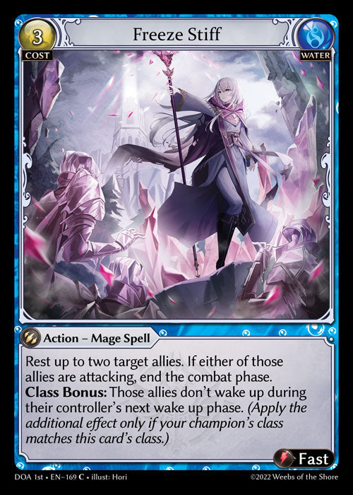 [169]【EN】【FOIL】Freeze Stiff【DOA1st】[C][Water]