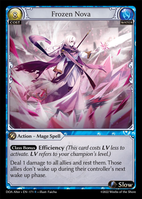 [171]【EN】【FOIL】Frozen Nova【DOAAlter】[R][Water]