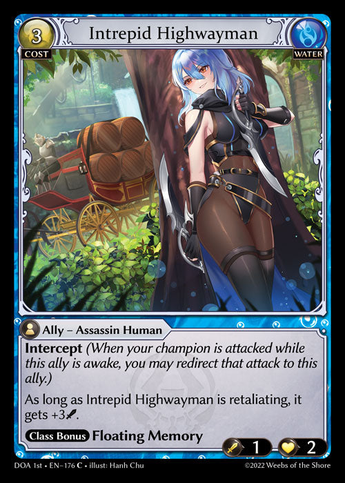 [176]【EN】【FOIL】Intrepid Highwayman【DOA1st】[C][Water]