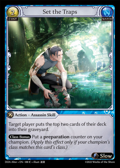 [188]【EN】【FOIL】Set the Traps【DOAAlter】[C][Water]