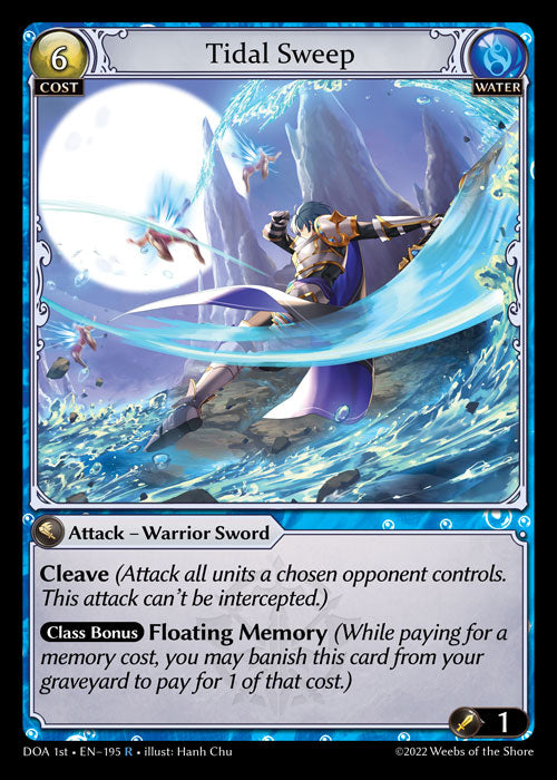 [195]【EN】【FOIL】Tidal Sweep【DOA1st】[R][Water]
