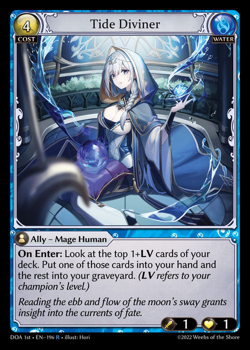 [196]【EN】【FOIL】Tide Diviner【DOA1st】[R][Water]