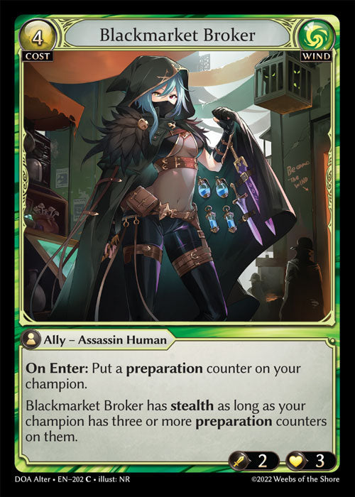 [202]【EN】Blackmarket Broker【DOAAlter】[C][Wind]