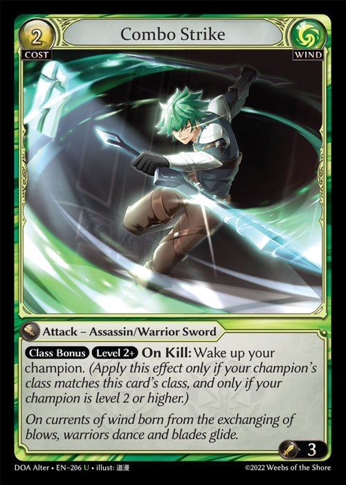 [206]【EN】【FOIL】Combo Strike【DOAAlter】[U][Wind]
