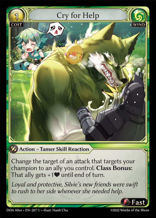 [207]【EN】【FOIL】Cry for Help【DOAAlter】[U][Wind]