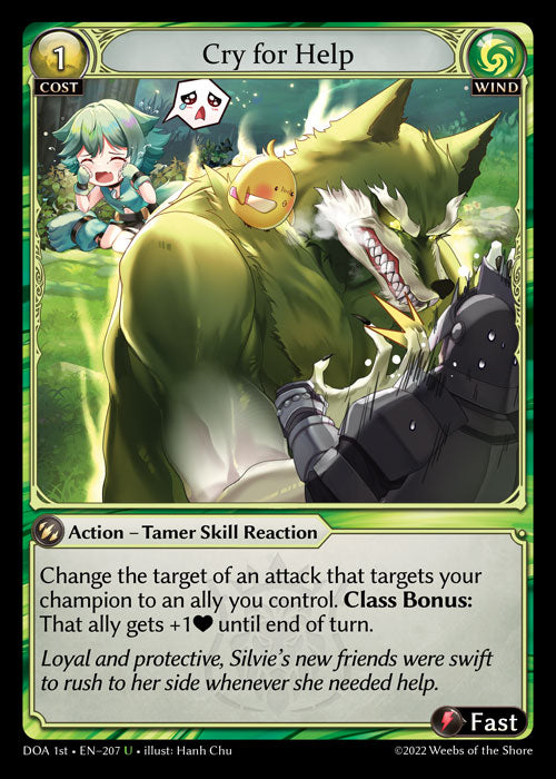 [207]【EN】【FOIL】Cry for Help【DOA1st】[U][Wind]