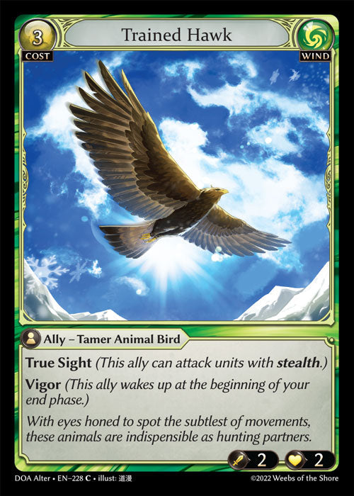[228]【EN】Trained Hawk【DOAAlter】[C][Wind]