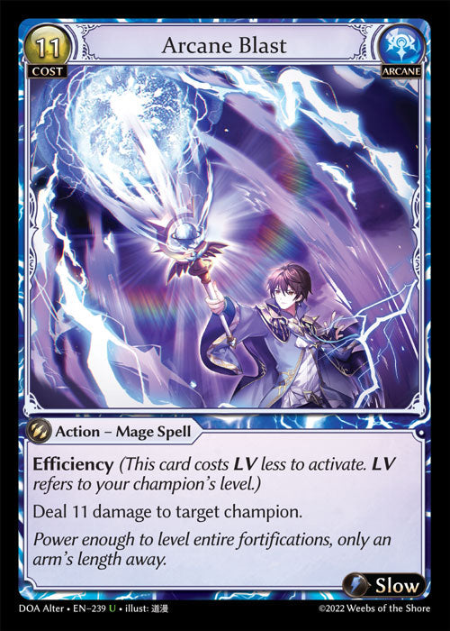 [239]【EN】【FOIL】Arcane Blast【DOAAlter】[U][Arcane]