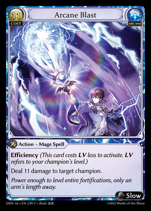 [239]【EN】【FOIL】Arcane Blast【DOA1st】[U][Arcane]