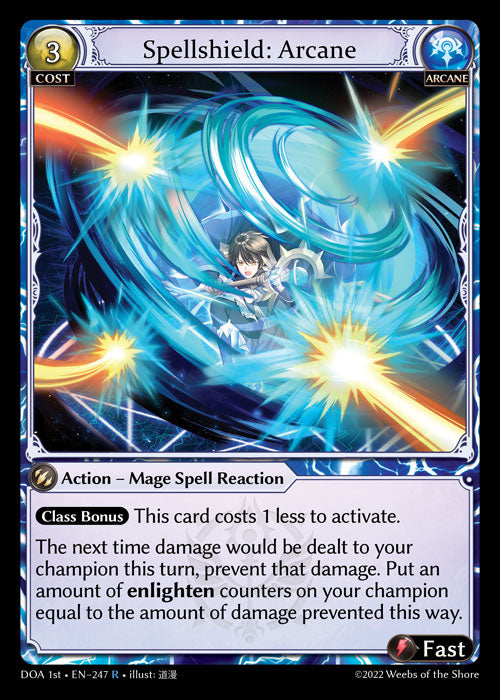 [247]【EN】【FOIL】Spellshield: Arcane【DOA1st】[R][Arcane]