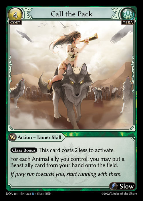 [268]【EN】【FOIL】Call the Pack【DOA1st】[R][Tera]
