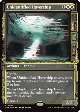 [305]【EN】■ショーケース■未確認浮遊船/Unidentified Hovership【DSK】[R][白]