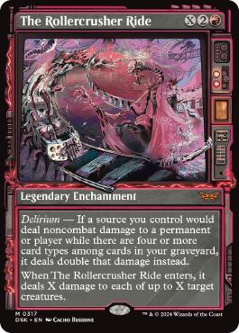 [317]【EN】■ショーケース■粉砕コースター/The Rollercrusher Ride【DSK】[M][赤]