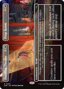 [334]【EN】【FOIL】■ボーダーレス■絢爛たる劇場+小道具部屋/Dazzling Theater+Prop Room【DSK】[R][白]