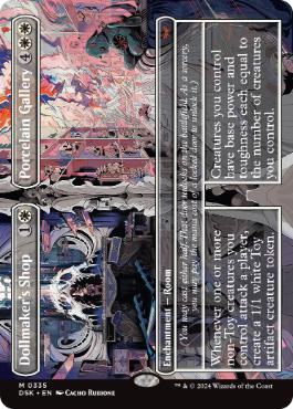 [335]【EN】【FOIL】■ボーダーレス■人形作家の店+陶磁器ギャラリー/Dollmaker's Shop+Porcelain Gallery【DSK】[M][白]