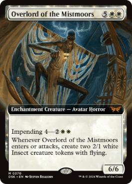 [370]【EN】【FOIL】■拡張アート■ミストムーアの大主/Overlord of the Mistmoors【DSK】[M][白]