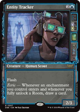 [307]【EN】【FOIL】■ショーケース■精体の追跡者/Entity Tracker【DSK】[R][青]