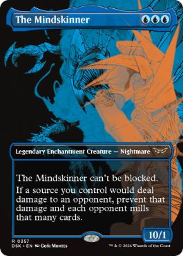 [357]【EN】【FOIL】■ボーダーレス■精神刮ぎ/The Mindskinner【DSK】[R][青]