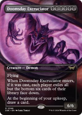 [346]【EN】【FOIL】■ボーダーレス■終末の加虐者/Doomsday Excruciator【DSK】[R][黒]