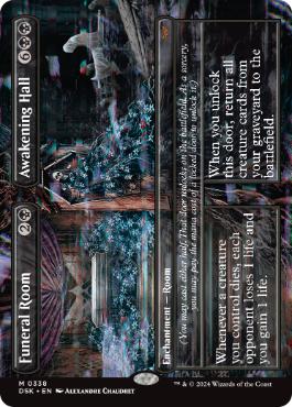 [338]【EN】【FOIL】■ボーダーレス■葬儀場+復活の間/Funeral Room+Awakening Hall【DSK】[M][黒]