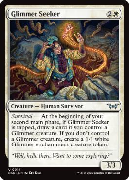 [014]【EN】光霊の探求者/Glimmer Seeker【DSK】[U][白]