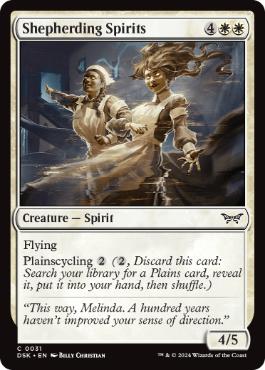 [031]【EN】導く精霊/Shepherding Spirits【DSK】[C][白]