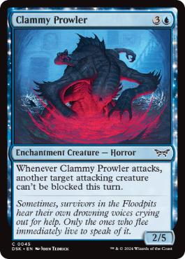 [045]【EN】粘ついた不審獣/Clammy Prowler【DSK】[C][青]
