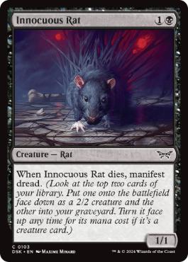 [103]【EN】無害なネズミ/Innocuous Rat【DSK】[C][黒]