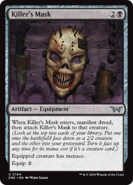 [104]【EN】殺人鬼の仮面/Killer's Mask【DSK】[U][黒]